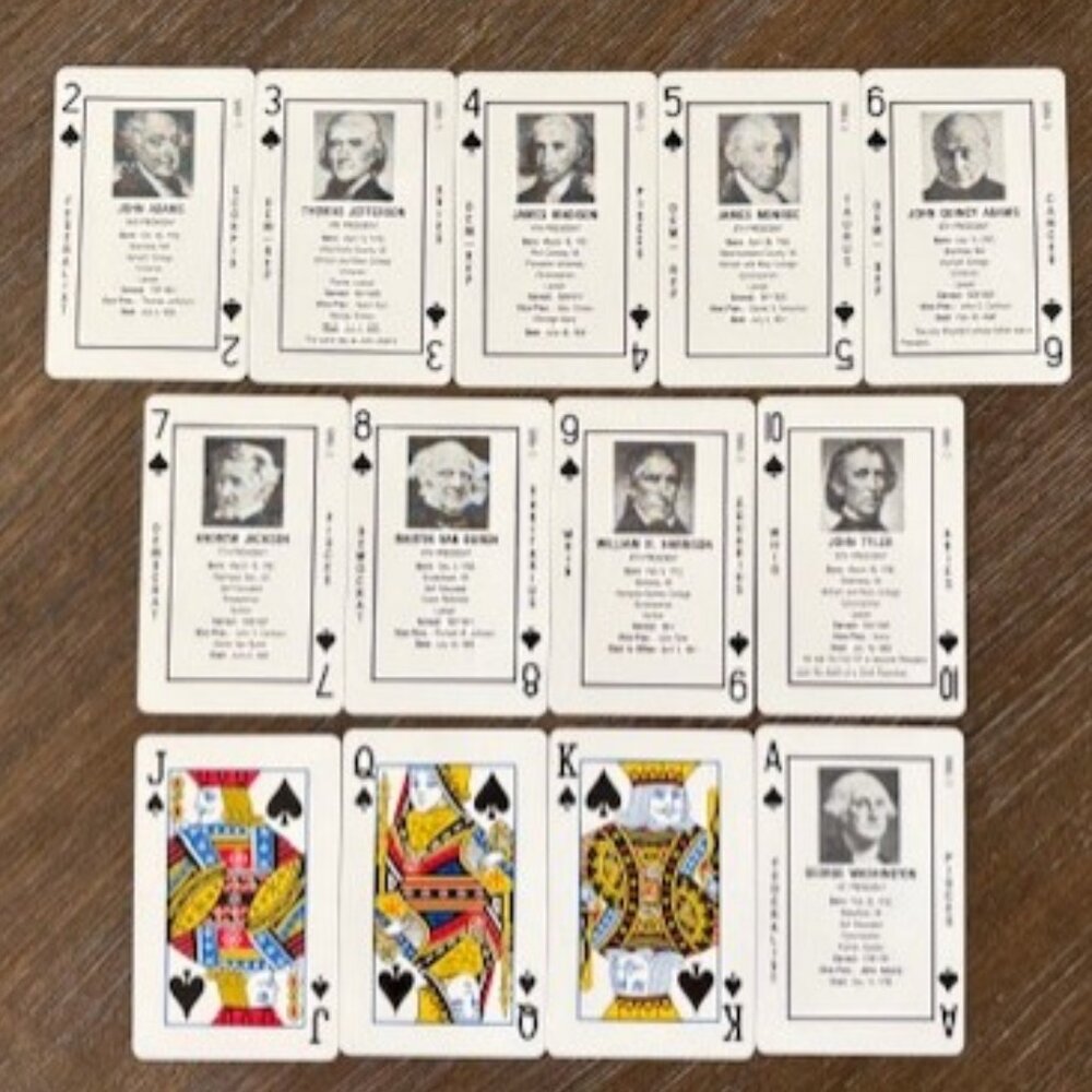 Presidential Card Game 40 Presidents Washington - Reagan Educational Rare HTF - Picture 4 of 7